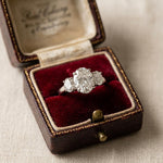 Load image into Gallery viewer, 3CT Oval Moissanite Engagement Ring | Three Stone Lab Diamond Alternative | 925 Sterling Silver Wedding Band | Anniversary Gift For Her