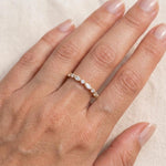 Load image into Gallery viewer, Marquise Round Moissanite Eternity Band