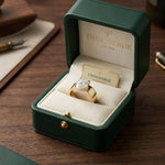 Load image into Gallery viewer, Men's Oval Moissanite Solitaire Ring | Wide Band Ring for Men | 18K Gold Plated 925 Silver | 3ct Diamond Alternative| Unisex Engagement Ring