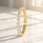 Load image into Gallery viewer, Full Eternity Moissanite Stackable Band